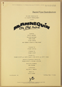 MANNEQUIN ON THE MOVE Original Cinema Press Kit – Production Info