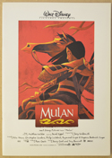 MULAN Original Cinema Press Kit – Production Info