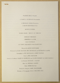 ROBIN HOOD PRINCE OF THIEVES Original Cinema Press Kit – Production Info