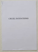 CRUEL INTENTIONS Original Cinema Press Kit