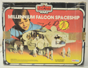 STAR WARS : EMPIRE STRIKES BACK - MILLENNIUM FALCON - Palitoy Toy 33364 (BOX BACK View) 