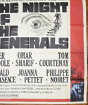 THE NIGHT OF THE GENERALS – 6 Sheet Poster – BOTTOM Right