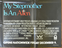 MY STEPMOTHER IS AN ALIEN – Subway Poster – BOTTOM Right