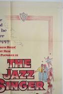 THE JAZZ SINGER (Top Right) Cinema One Sheet Movie Poster