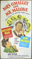 MRS. O’MALLEY AND MR. MALLONE – 3 Sheet Poster
