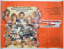 CANNONBALL RUN II Cinema Quad Movie Poster