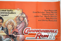 CANNONBALL RUN II (Top Right) Cinema Quad Movie Poster
