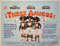 THREE AMIGOS Cinema Quad Movie Poster