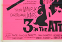 3 IN THE ATTIC (Bottom Left) Cinema Quad Movie Poster