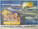 THE AMAZING CAPTAIN NEMO Cinema Quad Movie Poster