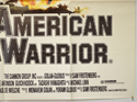 AMERICAN WARRIOR (Bottom Right) Cinema Quad Movie Poster