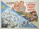 AVALANCHE / GRAND THEFT AUTO Cinema Quad Movie Poster