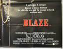 BLAZE (Bottom Right) Cinema Quad Movie Poster