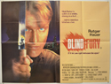 BLIND FURY Cinema Quad Movie Poster