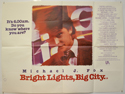 BRIGHT LIGHTS BIG CITY Cinema Quad Movie Poster