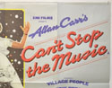 CANT STOP THE MUSIC (Top Right) Cinema Quad Movie Poster