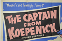 THE CAPTAIN FROM KOEPENICK (Top Left) Cinema Quad Movie Poster