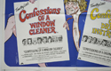 CONFESSIONS OF A WINDOW CLEANER / CONFESSIONS OF A DRIVING INSTRUCTOR (Bottom Left) Cinema Quad Movie Poster