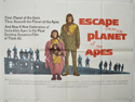 ESCAPE FROM THE PLANET OF THE APES Cinema Quad Movie Poster