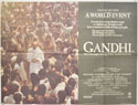 GANDHI Cinema Quad Movie Poster