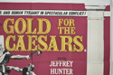 GOLD FOR THE CAESARS (Top Right) Cinema Quad Movie Poster