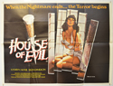 HOUSE OF EVIL Cinema Quad Movie Poster