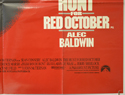 THE HUNT FOR RED OCTOBER (Bottom Right) Cinema Quad Movie Poster