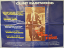 IN THE LINE OF FIRE Cinema Quad Movie Poster