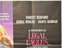 LEGAL EAGLES (Top Right) Cinema Quad Movie Poster