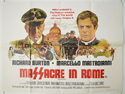 MASSACRE IN ROME Cinema Quad Movie Poster
