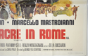 MASSACRE IN ROME (Bottom Left) Cinema Quad Movie Poster