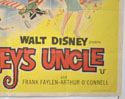 THE MONKEY’S UNCLE (Bottom Right) Cinema Quad Movie Poster