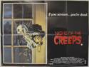 NIGHT OF THE CREEPS Cinema Quad Movie Poster