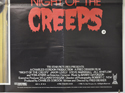 NIGHT OF THE CREEPS (Bottom Right) Cinema Quad Movie Poster