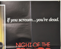 NIGHT OF THE CREEPS (Top Right) Cinema Quad Movie Poster