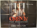 OMEN IV : THE AWAKENING Cinema Quad Movie Poster