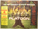 PLATOON Cinema Quad Movie Poster