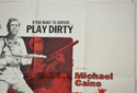 PLAY DIRTY (Top Right) Cinema Quad Movie Poster