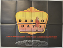 RADIO DAYS Cinema Quad Movie Poster