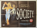 SOCIETY Cinema Quad Movie Poster