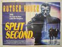 SPLIT SECOND Cinema Quad Movie Poster