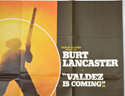 VALDEZ IS COMING (Top Right) Cinema Quad Movie Poster