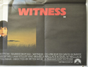 WITNESS (Bottom Right) Cinema Quad Movie Poster