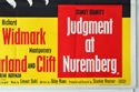 JUDGMENT AT NUREMBERG (Bottom Right) Cinema Quad Movie Poster