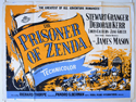 THE PRISONER OF ZENDA Cinema Quad Movie Poster