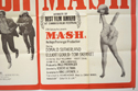 BUTCH CASSIDY AND THE SUNDANCE KID / M.A.S.H. (Bottom Right) Cinema Quad Movie Poster