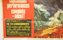 THE TEN COMMANDMENTS (Bottom Left) Cinema Quad Movie Poster