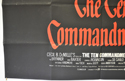 THE TEN COMMANDMENTS (Bottom Left) Cinema Quad Movie Poster