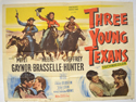THREE YOUNG TEXANS Cinema Quad Movie Poster