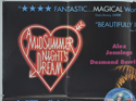 A MIDSUMMER NIGHT’S DREAM (Top Left) Cinema Quad Movie Poster